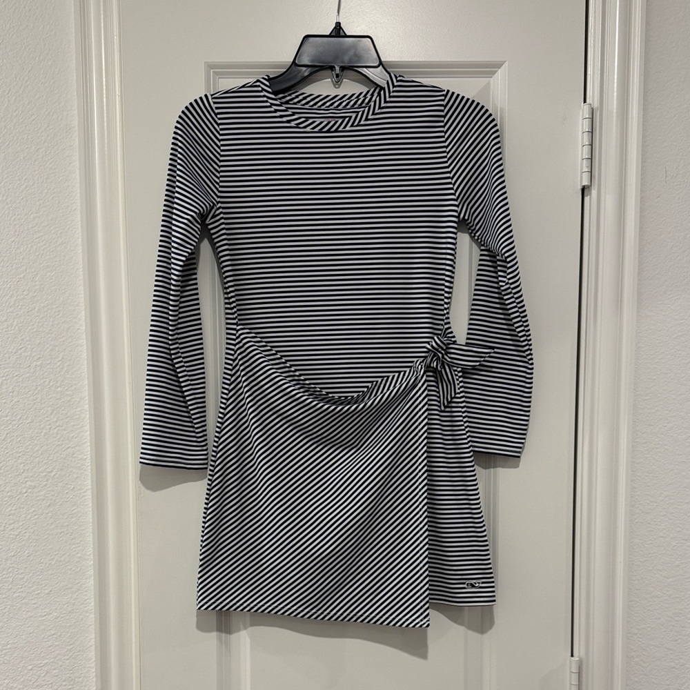 Striped Navy and White Dress Vineyard Vines